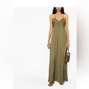 Zadig & Voltaire Ryon satin maxi open back dress SM